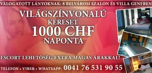 Erotikus & Escort munka Genfben igényes lányoknak