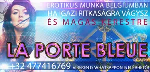 Forgalmas üzlet Belgiumban - La porte bleue - új lányokat keres!